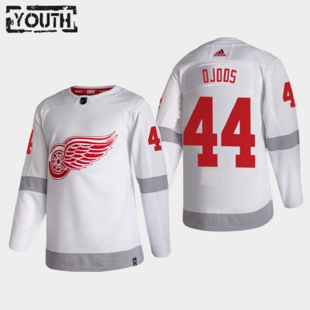 Kinder Eishockey Detroit Red Wings Trikot Christian Djoos 44 2020-21 Reverse Retro Authentic